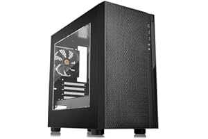 Thermaltake Versa H18 Window Micro ATX Tower Case - Black
