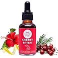 Bab Louie & Co. Cherry for Cocktails | India's First Non-Alcoholic Handcrafted Bitters | 100% Natural Made with Real Fruits, Herbs & Spices | Tart Bitter Taste Notes, Cosmopolitan, Margarita, Cherry Sour, Gin and Tonic, Cocktails & Mocktails | Zero Preservatives | Zero Sugar | 30ml
