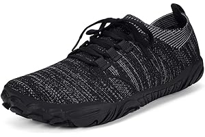 INTINI Chaussures de Trail Minimaliste Barefoot Baskets Sneakers Mode Homme Femme Chaussure de Marche Fitness Unisexe Légère et Souples Respirabilité 37-48
