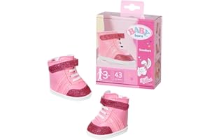 BABY born 833889 Sneakers Pink-Fits Dolls up to 43cm-Set Includes One Pair Suitable for Children Aged 3+ years-833889