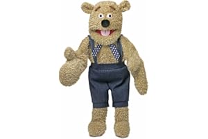SILLY PUPPETS Ours idiot, marionnette de style ventriloque, avec moufles, 65 cm