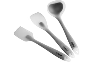 STONELINE Set di Utensili da Cucina, Composto da 1 Spatola/1 Cucchiaio/1 Mestolo
