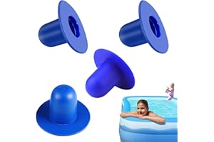 BFUZXY 4 Stück Pool Stopfen,Swimming Pool Wall Plugs,Kompatibel mit Intex zum Bestway,Oberirdische Pools Filter Pump Strainer Hole Plug Replacement Parts,Schwimmbad Stopfen für Above Ground Swimming Pool
