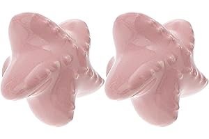 FOMIYES Pomelli Armadio Pomelli A Forma Di Stella Vintage Pomelli Rosa 2Pcs Manopola in Handle Stella a di per L' Dresser Porta Rosa Pomelli Rosa Pomello Forma Rosa Mobili Vintage