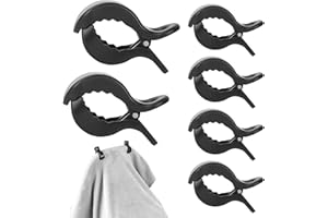 LECHISENOP 6 Pcs Baby Pram Clips - Universal Buggy Clips Blanket Clamp - Pegs for Pushchair Blankets & Stroller Shades - Buggy Clips Clasps Pram Grippers - Buggy Clips for Fixed Muslin Blankets Towel Toy