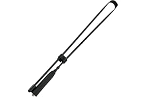 VINEYUAN Antenne tactique CS pliable 78 cm SMA-femelle double bande VHF UHF 136/520 MHz pour talkie-walkie Kenwood BaoFeng UV-5R UV-82 BF-888S Retevis H777