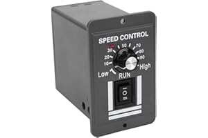 TICFOX Motor Speed Controller, DC12-60V 20A DC Brush Motor Speed Controller Forward/Reverse & Variable Speed Regulator for DIY & Industrial Use