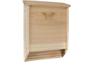 Wildyard Bat House For Outdoors -Casa Completa de Murciélagos para Exteriores - Limpia tu Patio de Mosquitos - Caja de Murciélagos sin Pintura en su Interior