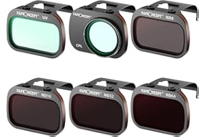 K&F Concept Mini 4K Mini 2 ND filtr obiektywu do aparatu fotograficznego, zestaw 6 filtrów UV+CPL+ND8+ND16+ND32+ND64, kompatybilne z DJI Mini 4K / DJI Mini SE/DJI Mini 2 / DJI Mini 2 SE/DJI Mavic Mini