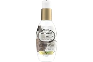 ‎OGX OGX 91008 Anti-Bruch-Serum Nährende Kokosmilch, Paraben und Sulfatfrei, nachhaltige Inhaltsstoffe, Verstärkung, Schutz, Feuchtigkeitsspendende, 4 Unzenpumpenflasche