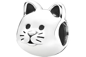 JCALEYDO Charm, Plata de Ley 925, Compatible con Pulsera Pandora