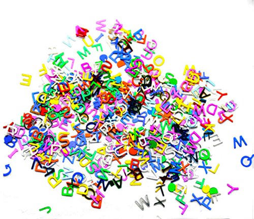ABC Konfetti Buchstaben für Kinder | Geburtstag Dekoration | Schuleinführung Einschulung Schulanfang Geschenk | Kinder Party Deko