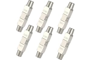 JAOGAUS Tool-Free RJ45 Coupler Shielded, Cat7 Connection Module - LSA connector Adapter Shielded 10Gbps- Cat7/Cat6a/Cat6 Ethernet Cables Coupling Repairing (6)