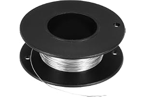 Kvartsman 2 stycken 26 gauge nichrome värmetråd 0,4 mm x 20 m Cr20Ni80 skärtråd motståndstråd hög temperatur för reparation a