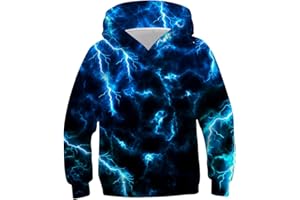 Belovecol Ragazzi Ragazze Felpe con Cappuccio 3D Hoodie Manica Lunga Anni 6-16