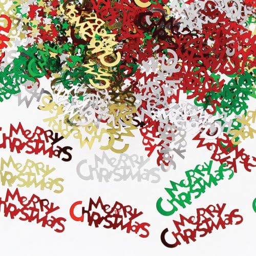 "Merry Christmas" Mix Table Confetti Party Decoration