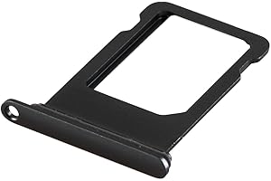 ICONIGON Ersatz für iPhone 7 SIM-Kartenhalter inkl. Dichtung (Schwarz)