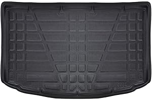 J&J AUTOMOTIVE SCOUTT | Vasca Bagagliaio Proteggi Baule in TPE su Misura per 206 3/5 Porte Berlina 1998-2012, Bordo Alto 4 cm, Antiscivolo, Inodore, vestibilità Perfetta, Arrotolabile