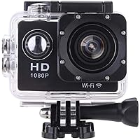 Mobimint Xtrem 1080 Action Camera, Dual 2 Inch LCD Screen 16 MP Image Sensor 170 Wide-Angle Lens Sports Camera 100 FT Waterproof Case Included in Accessories Kit (12 mp)