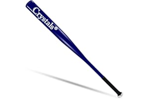 Crystals 32-Inch Aluminium Baseball Bat – Heavy Duty Metal Bat for Adults & Teens – Outdoor Sports Equipment
