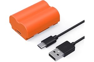 ‎SMALLRIG Akumulator SMALLRIG NP-W235 2400mAh USB-C do aparatu Fujifilm X-T5, X-T4, GFX100S, 2,5 godziny w pełni naładowanego akumulatora do aparatu Fujifilm X-T5, X-T4, X-H2S, X-H2 X-S20, pomarańczowy - 4970