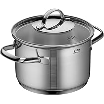 Silit Agaat Kookpan, Klein, 16 Cm, Glazen Deksel, Vleespan, Inductie 1 9 L Roestvrij Staal Deels Gematteerd Ongecoat Ovenbestendig Zilver 664281737 Silit Agaat Kookpan, Klein, 16 Cm, Glazen Deksel, Vleespan, Inductie 1 9 L Roestvrij Staal Deels Gematteerd Ongecoat Ovenbestendig Zilver 664281737