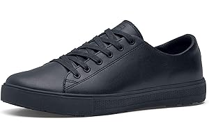 Shoes for Crews Baskets de Travail antidérapantes Unisexes – Confortables, légères, idéales pour Le Commerce de détail, la Restauration, Cuisine, Bistro – Old School Low Rider IV