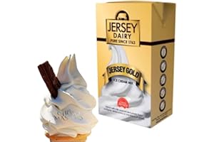 PONLEE Sync'T Ice Cream Mix - Soft Serve - Jersey Gold Ice Cream Mix- Superior Creamy Taste - Use At Home or Commercially - 1L
