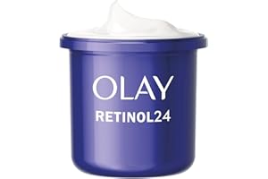 Olay Retinol 24 Crema de Noche Hidratante Facial RECAMBIO, Con Vitamina E Antioxidante. Cuidado de la piel Well-aging 50 ml