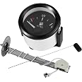 Auto Meter American Muscle Kraftstoffstandsanzeige 6,4 Cm – Für Ford & Chrysler, Mit Weißer LED-Beleuchtung