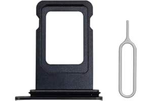 Cemobile SIM-Kartenhalter mit wasserdichtem Gummidichtungsring für iPhone XR + SIM-Kartenfach (schwarz)