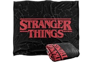 Stranger Things Optimalweiche Kuscheldecke mit Logo Silky Touch 152 x 127 cm