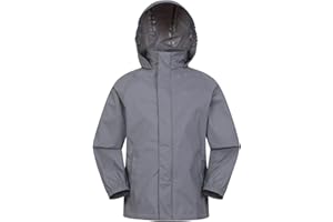Mountain Warehouse Pakka Veste imperméable pour Enfant - Manteau de Pluie Pliable et étanche, Coupe-Vent, léger et Respirant, Fille et garçon - Voyage, école, Marche