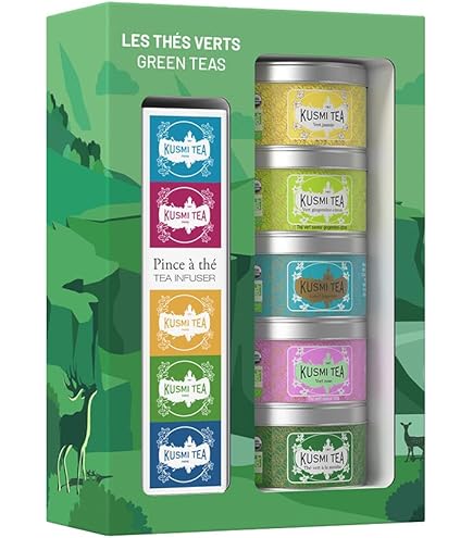 Kusmi Tea - The Collection - Box of 15 Metal Boxes of 25g Flavored