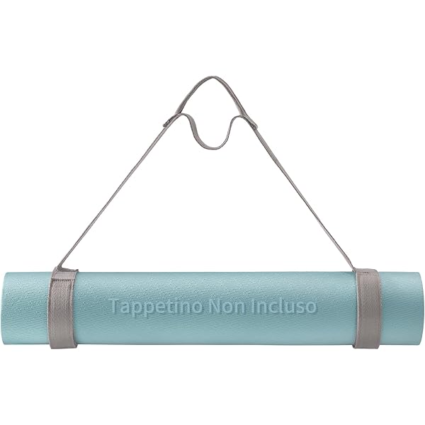 Cinghia Elastica Per Trasporto Tappetino Yoga - Regolabile E Resistente - Tappetino Non Incluso