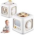 AM ANNA 6-in-1 Busy Cube for Toddlers 1+ Years,Travel Toys for Kids 1-3,Developmental Educational Learning First Birthday Gift for Boys Girls 12 Month +