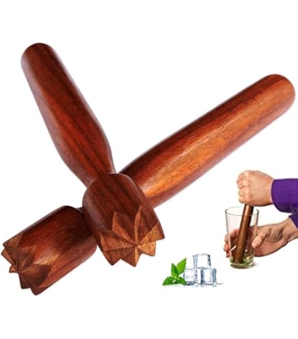 T&G Cocktail Muddler Made Of FSC Certified Beech, Bartender Tool