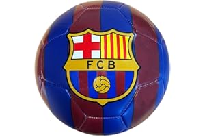ROGER'S Ballon de football Barcelona officiel Ballon de football Blaugrana. Modèle 2023 2024. Taille pour adultes et enfants (taille 5 - Grande)
