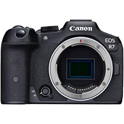 Canon EOS R7 32.5MP Mirrorless Camera Body | APS-C Sensor | 4K Video Recording (Black)