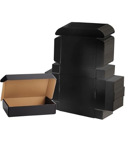 Scatole Cartone Piccole 100 Scatole Di Cartone Ondulato Kraft - Misure 9x6x4 Pollici, Per Spedizioni E Imballaggi Cassetta Postale Condominiale - Foto 7