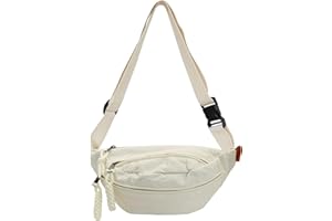 XSDSLS Sac Banane Velours Côtelé,Sac à bandoulière Sangle Réglable,Sac Banane Polyvalent pour Femme Homme pour Faire du Shopping,Sortir,Voyager et Travailler (Blanc)