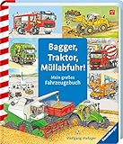 Bagger, Traktor, Müllabfuhr!: Mein großes Fahrzeuge-Buch by Daniela Prusse, Wolfgang Metzger