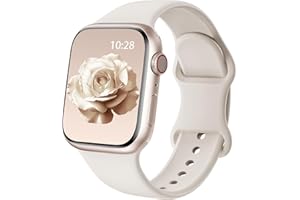 JIAMUS Patented Ersatzarmband Kompatibel mit Sport Apple Watch Armband 40mm 41mm 42mm 38mm, Ersatz armband Silikon Kompatibel mit iWatch SE Series 11 10 9 8 7 6 5 4 3 2 1 Ultra Herren Damen, Polarstern