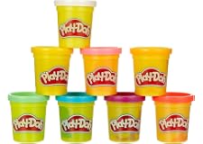 Play-Doh 8-Pack Rainbow, giftfri modellera med 8 färger