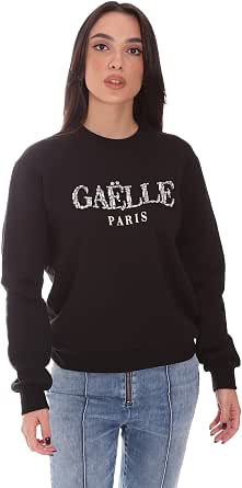 Gaelle Paris GBD8157 Felpa Donna Nero 1 (S) : Amazon.it: Moda