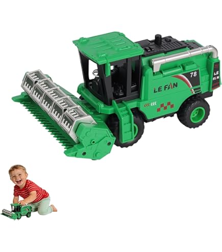 Playmobil Country - Harvester Tractor With Trailer - Living Waters Book - View #10