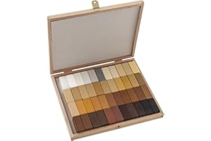 BAOWACHS 100, SORTIMENT 500-30 BAO Weichwachskittstangen-Set Austria 2-44-teilig im Holzkoffer