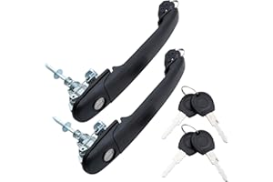 DESCONOCIDO Swgaunc 2 juegos Manija De La Puerta Delantera izquierda y derecha 6N0837207 para Galaxy Po-lo Caddy Alhambra Sha-ran 6N0837208