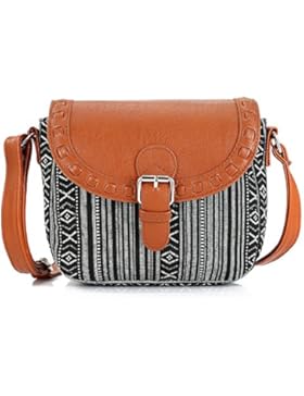 Boho Handtasche Hippie Ethno Tribal Retro Muster verschiedene Designs Schultertasche Messenger Bag