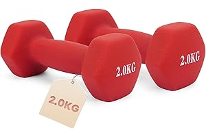 HCT STYLE Set Pesi Palestra Casa, Set Manubri Palestra Ghisa Rivestiti In Vinile Antiscivolo Dumbbells Set 1 A 5 Kg, Ideale Per L'allenamento Fitness Femminile, Yoga Pilates E Esercizi A Casa